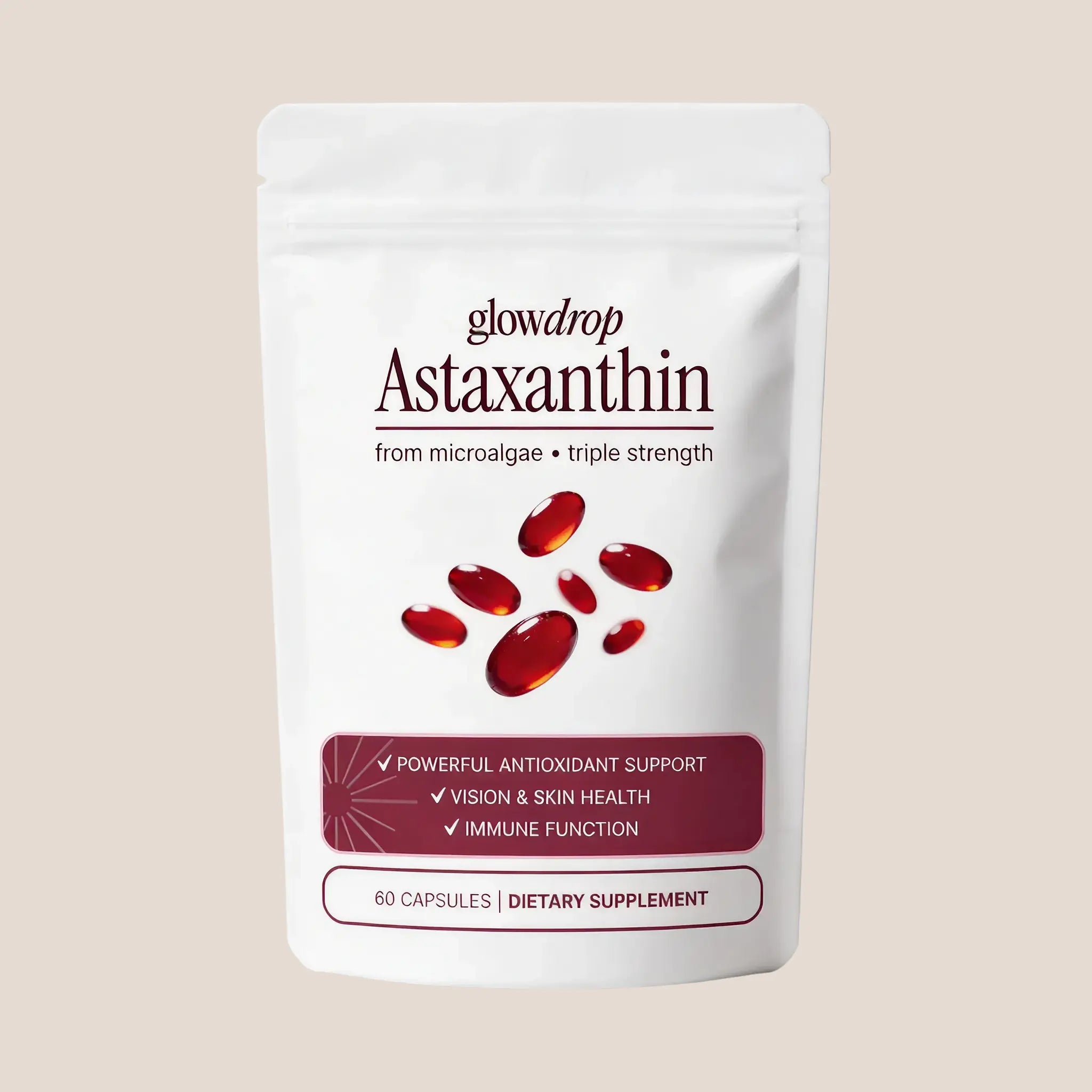 GlowDrop Brun-utan-sol-droppar – Glöden du dricker