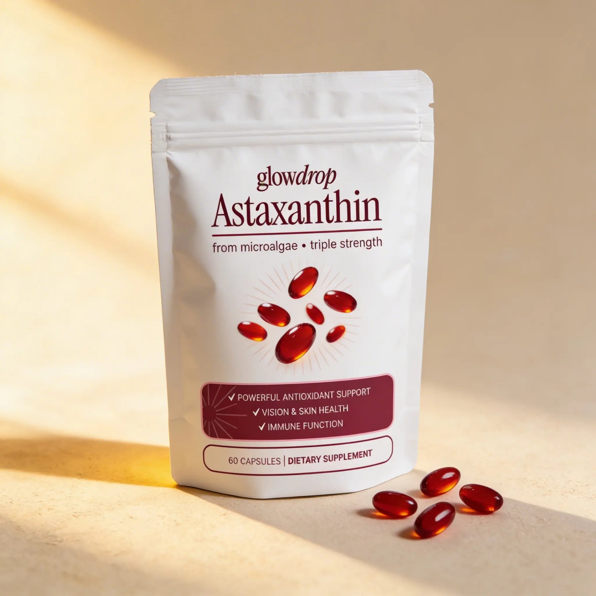 GlowDrop Brun-utan-sol-droppar – Glöden du dricker