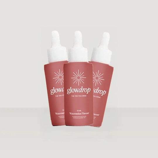 GlowDrop Brun-utan-sol-droppar – Glöden du dricker