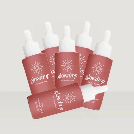GlowDrop Brun-utan-sol-droppar – Glöden du dricker