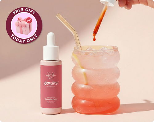 GlowDrop Brun-utan-sol-droppar – Glöden du dricker