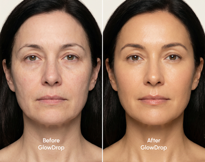GlowDrop Brun-utan-sol-droppar – Glöden du dricker