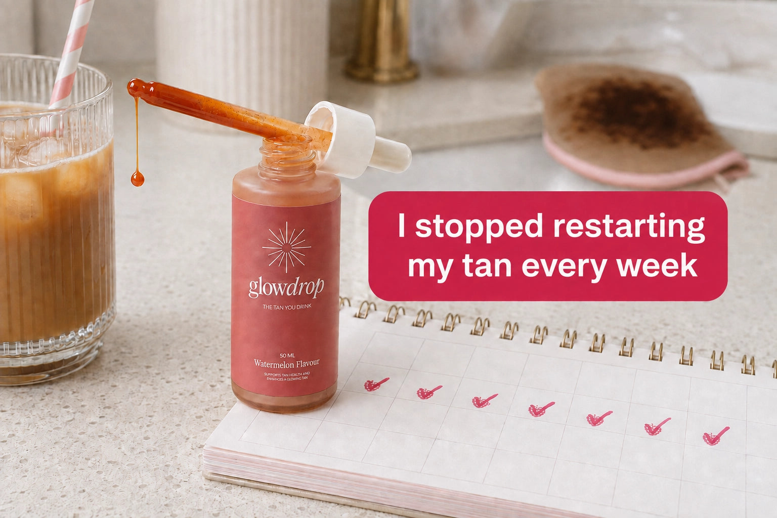 5. A glow that lasts, without weekly top-ups